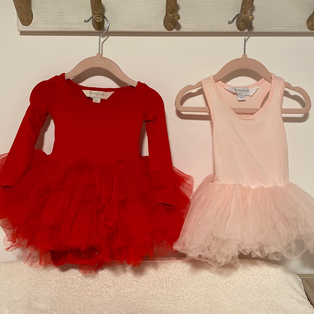 I Love Plum Set of 2 Tutus